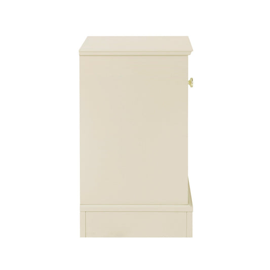 Ruby 1 Drawer Nightstand - Cream - DUSK