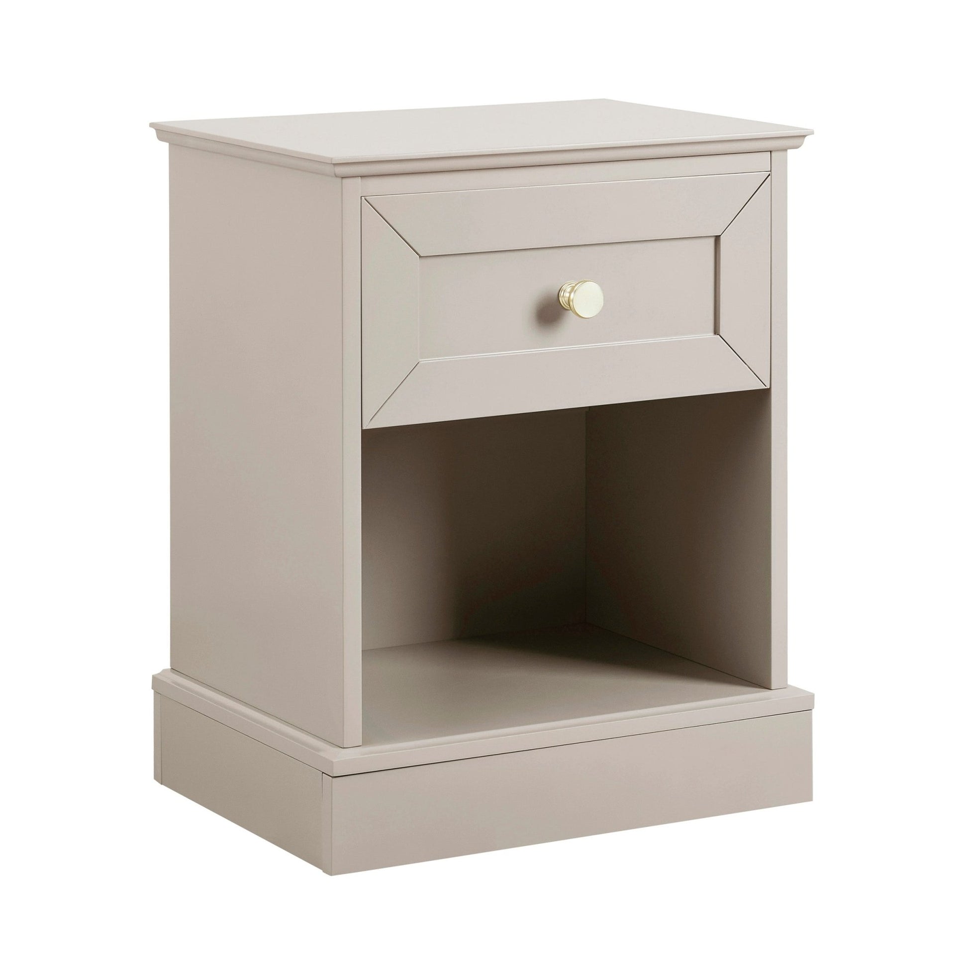 Ruby 1 Drawer Nightstand - Taupe - DUSK