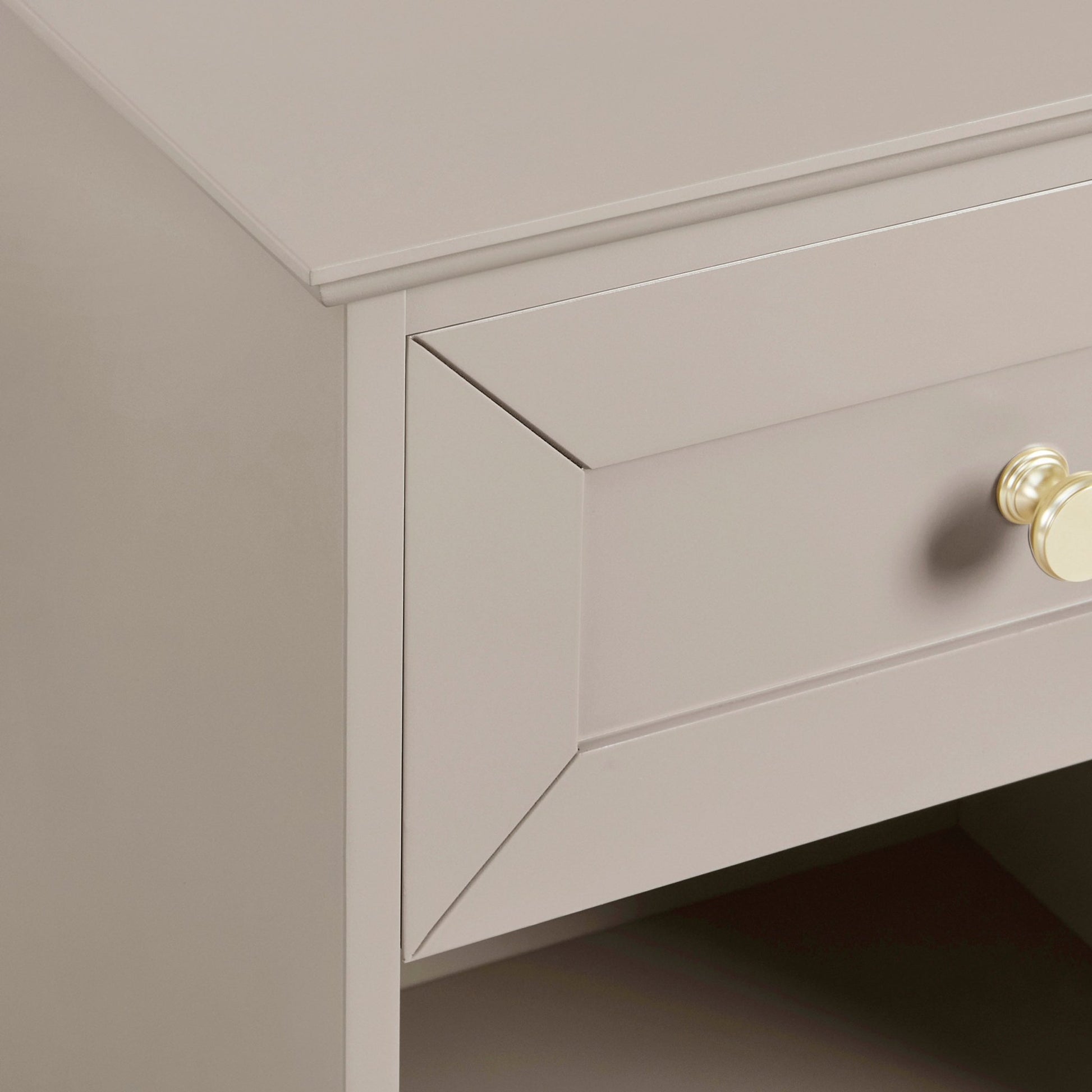 Ruby 1 Drawer Nightstand - Taupe - DUSK