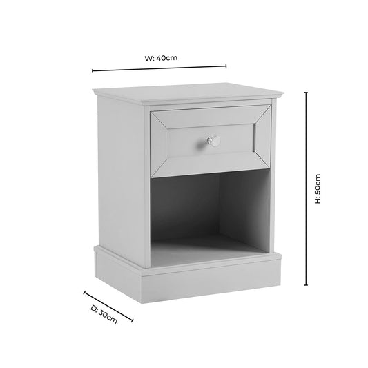 Ruby 1 Drawer Nightstand - Terracotta - DUSK