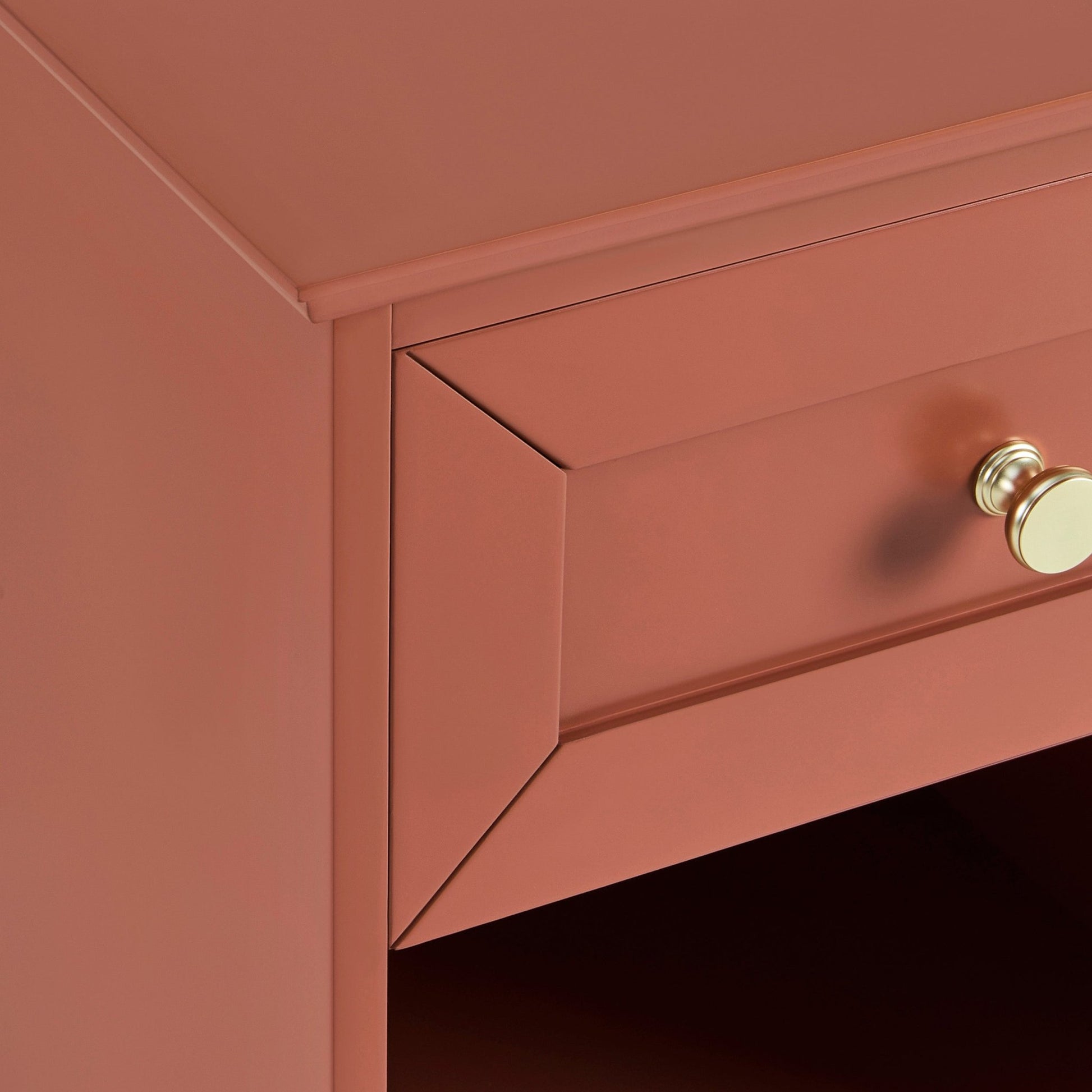 Ruby 1 Drawer Nightstand - Terracotta - DUSK