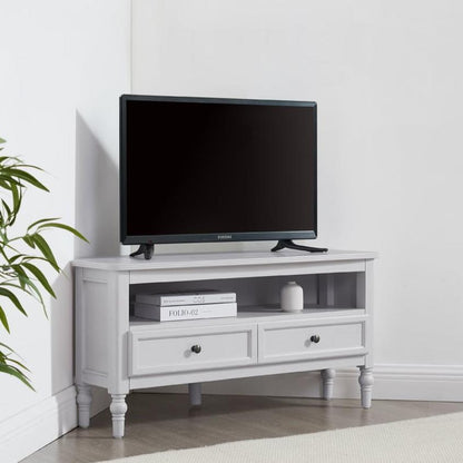 Ruby 100cm Corner TV Unit - Washed Stone - DUSK