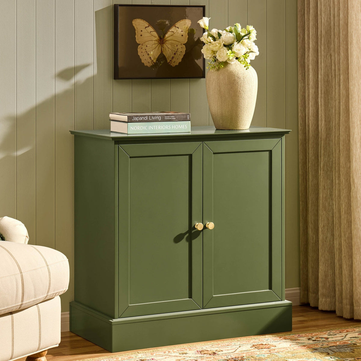 Ruby 2 Door Sideboard - Olive - DUSK