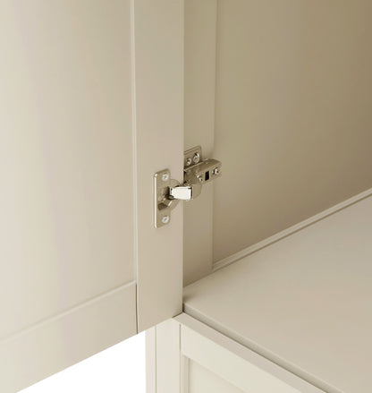 Ruby 2 Door Wardrobe with Drawer - Cream - DUSK