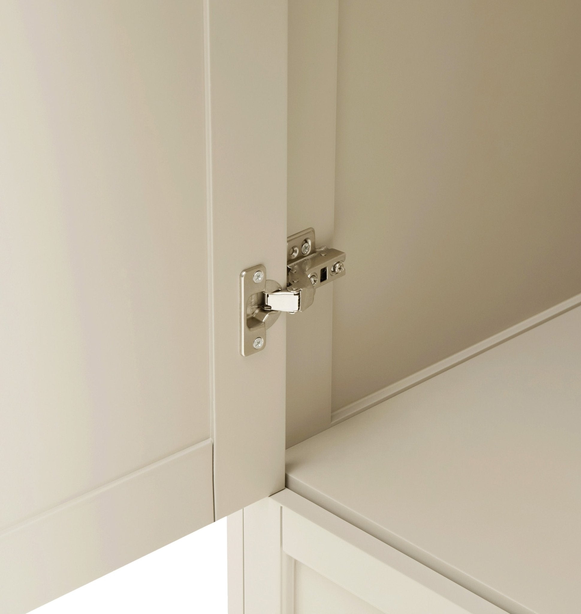 Ruby 2 Door Wardrobe with Drawer - Cream - DUSK