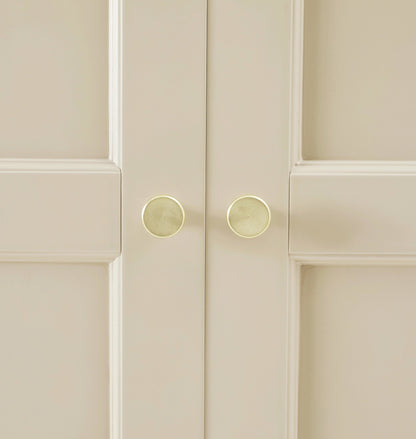 Ruby 2 Door Wardrobe with Drawer - Cream - DUSK