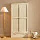 Ruby 2 Door Wardrobe with Drawer - Cream - DUSK
