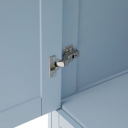 Ruby 2 Door Wardrobe with Drawer - Sky Blue - DUSK