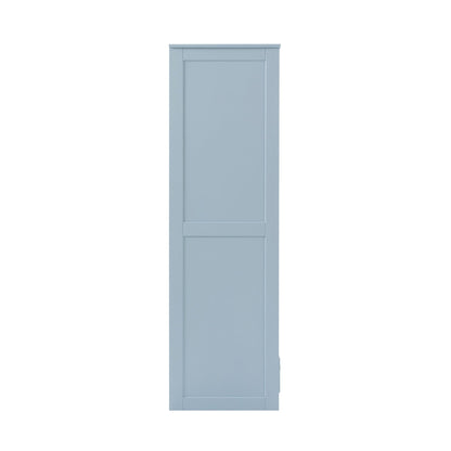Ruby 2 Door Wardrobe with Drawer - Sky Blue - DUSK