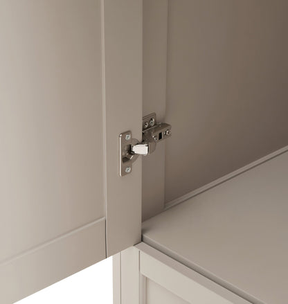 Ruby 2 Door Wardrobe with Drawer - Taupe - DUSK