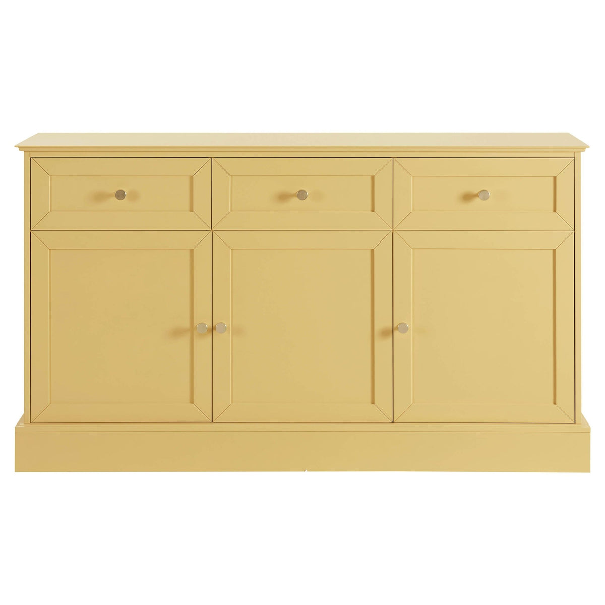 Ruby 3 Door Sideboard with Drawers - Butter - DUSK