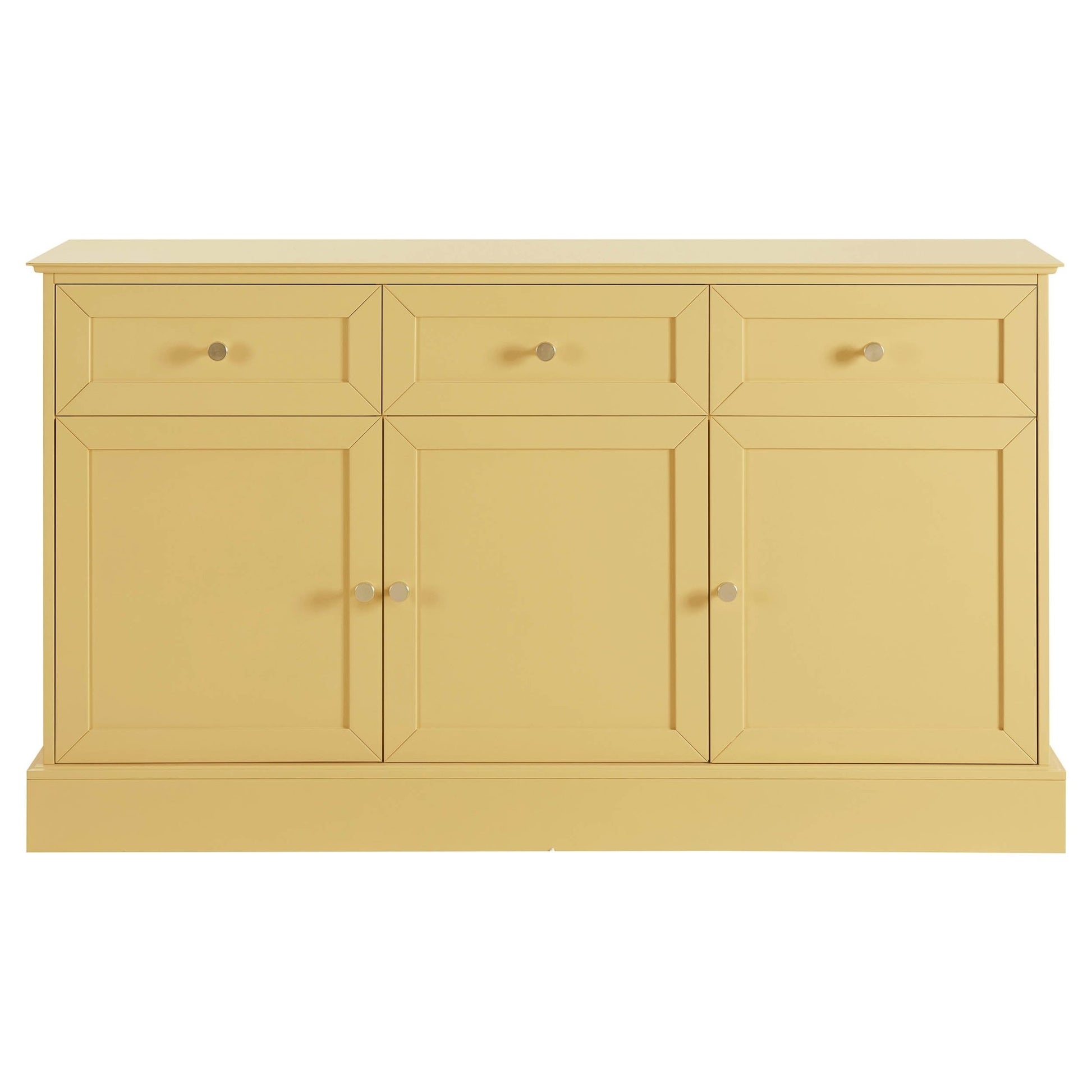 Ruby 3 Door Sideboard with Drawers - Butter - DUSK