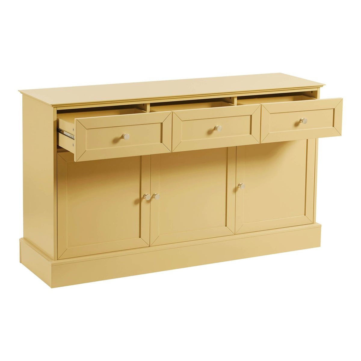 Ruby 3 Door Sideboard with Drawers - Butter - DUSK