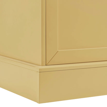 Ruby 3 Door Sideboard with Drawers - Butter - DUSK