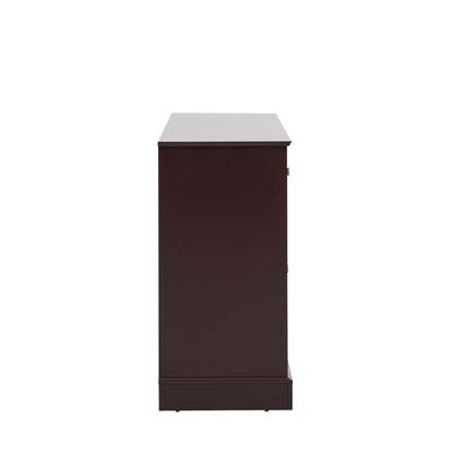 Ruby 3 Door Sideboard with Drawers - Chocolate - DUSK
