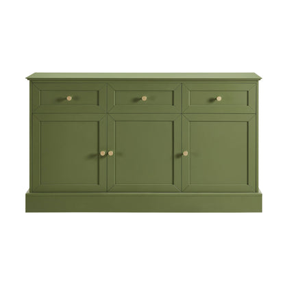 Ruby 3 Door Sideboard with Drawers - Olive - DUSK