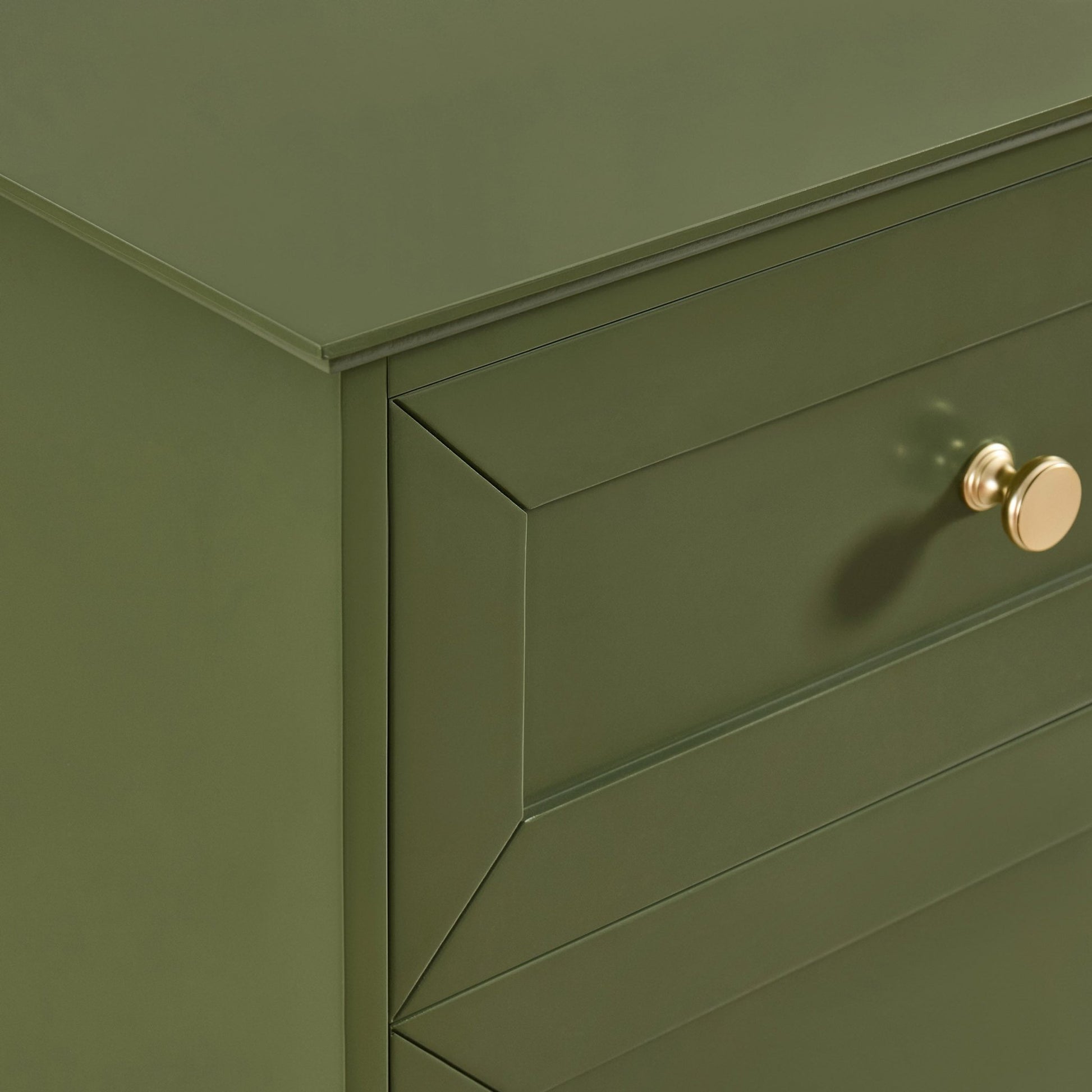 Ruby 3 Door Sideboard with Drawers - Olive - DUSK