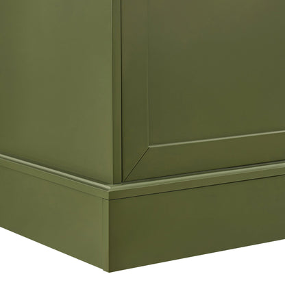 Ruby 3 Door Sideboard with Drawers - Olive - DUSK
