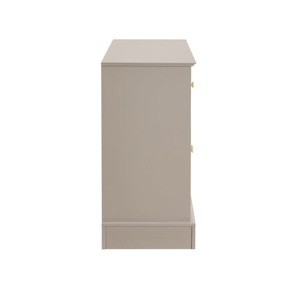 Ruby 3 Door Sideboard with Drawers - Taupe - DUSK