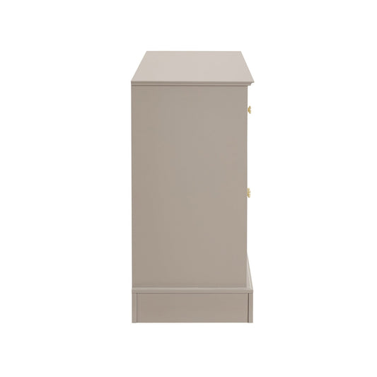 Ruby 3 Door Sideboard with Drawers - Taupe - DUSK