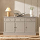 Ruby 3 Door Sideboard with Drawers - Taupe - DUSK