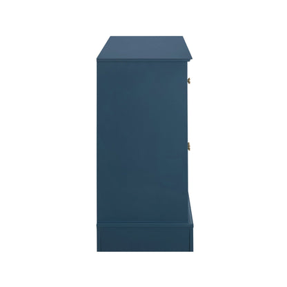 Ruby 3 Door Sideboard with Drawers - Teal - DUSK