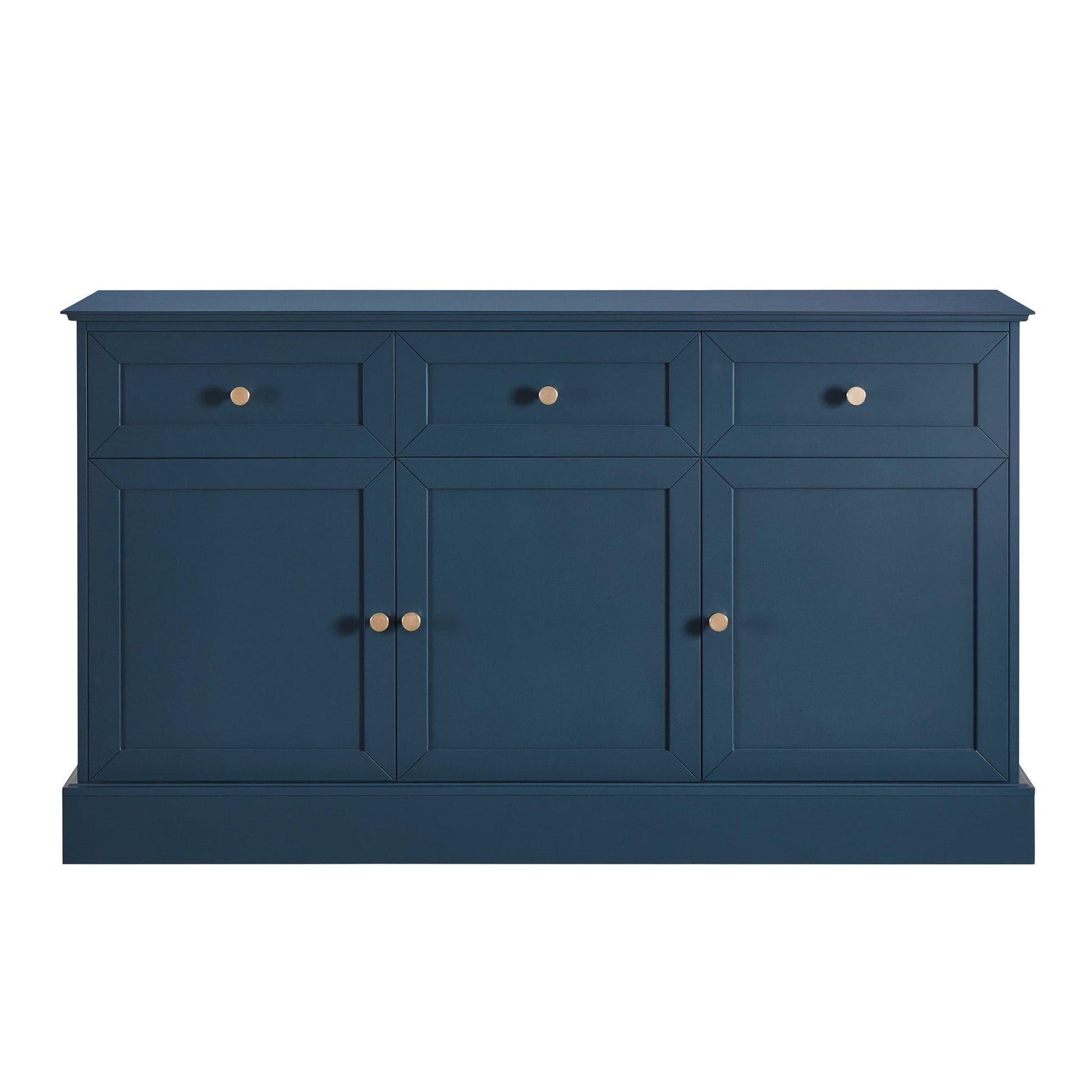 Ruby 3 Door Sideboard with Drawers - Teal - DUSK