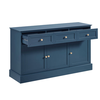Ruby 3 Door Sideboard with Drawers - Teal - DUSK