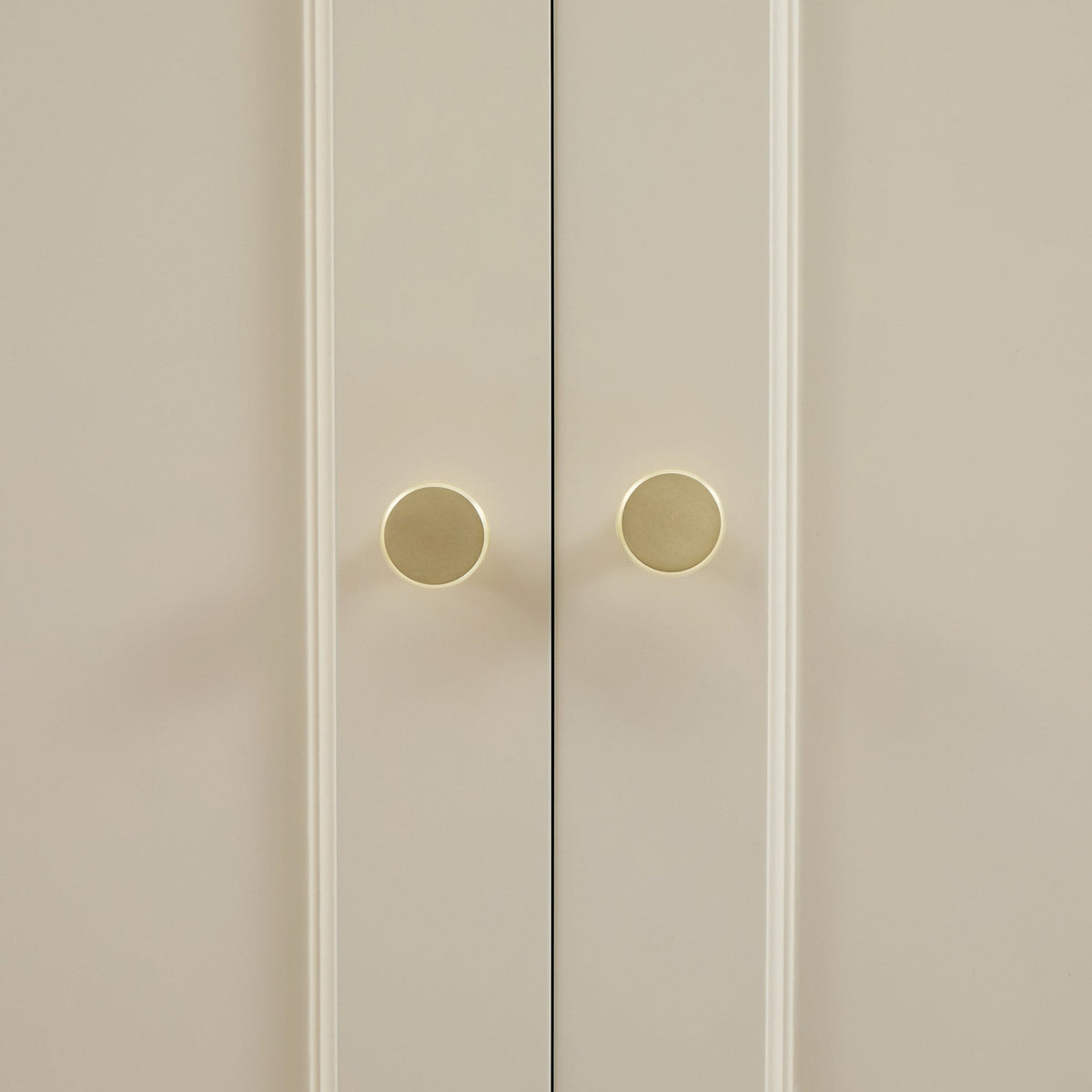 Ruby 3 Door Wardrobe with Drawers - Cream - DUSK