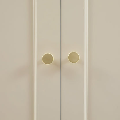 Ruby 3 Door Wardrobe with Drawers - Cream - DUSK