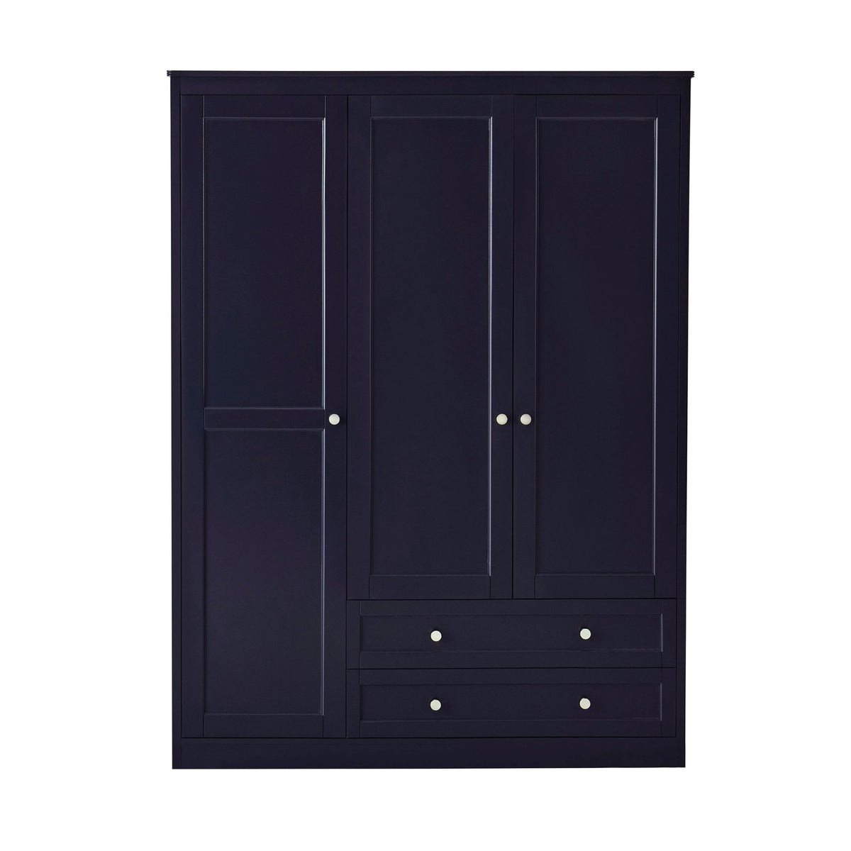 Ruby 3 Door Wardrobe with Drawers - Midnight - DUSK