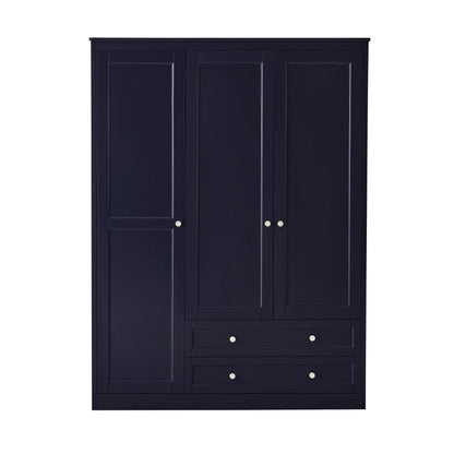 Ruby 3 Door Wardrobe with Drawers - Midnight - DUSK