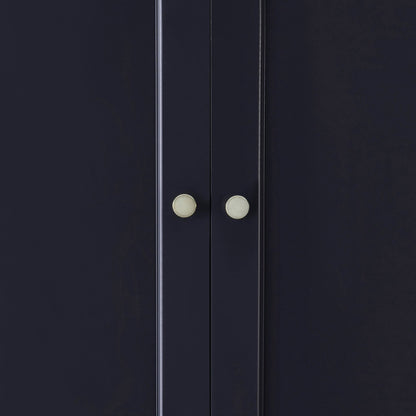 Ruby 3 Door Wardrobe with Drawers - Midnight - DUSK