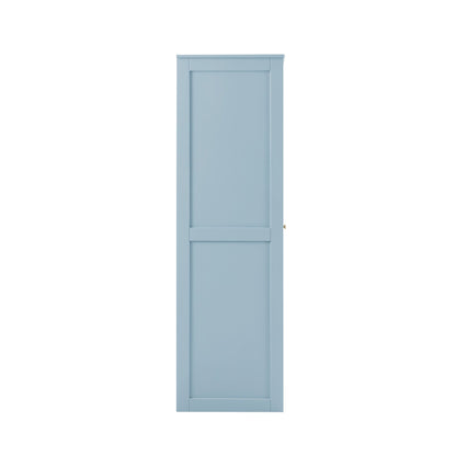 Ruby 3 Door Wardrobe with Drawers - Sky Blue - DUSK