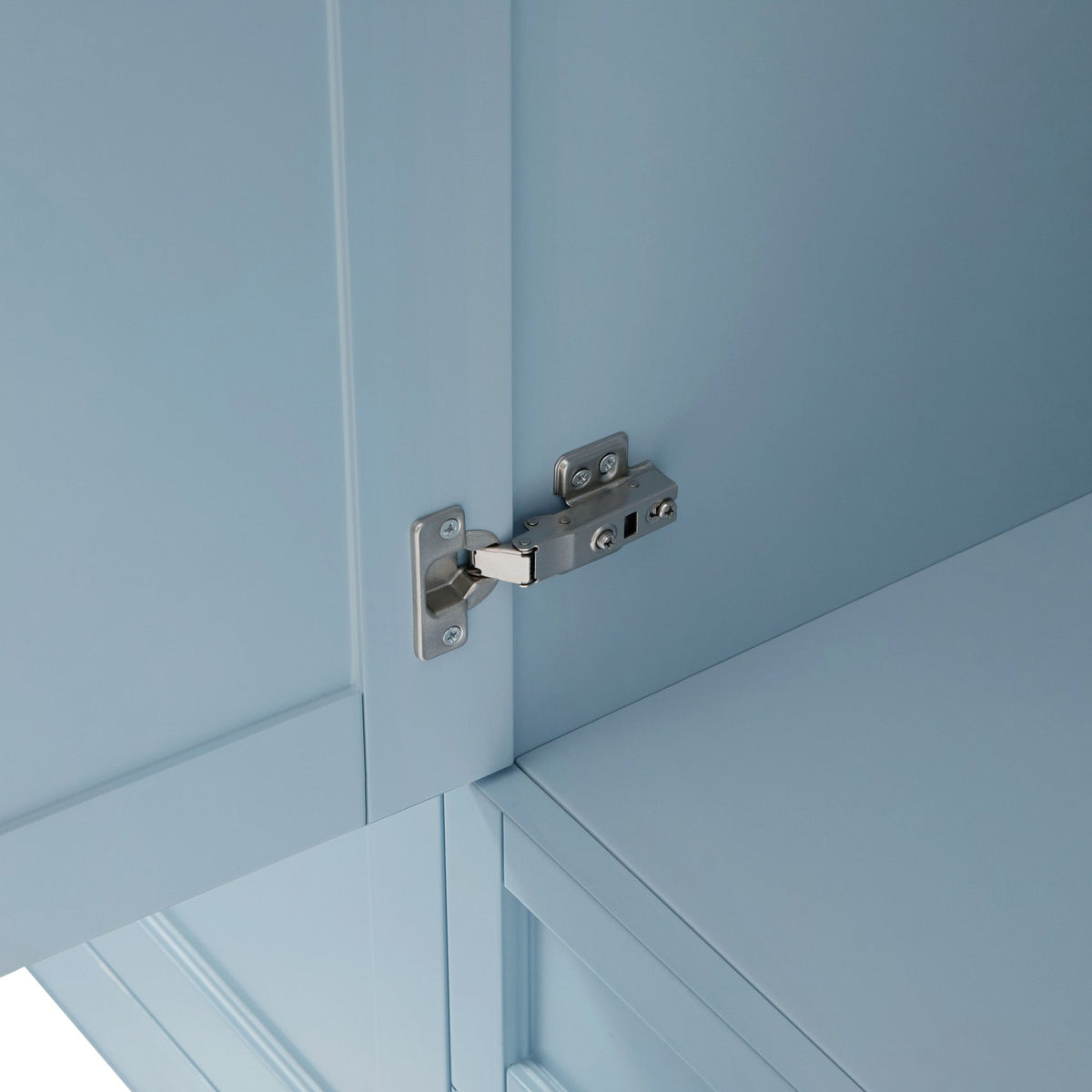 Ruby 3 Door Wardrobe with Drawers - Sky Blue - DUSK