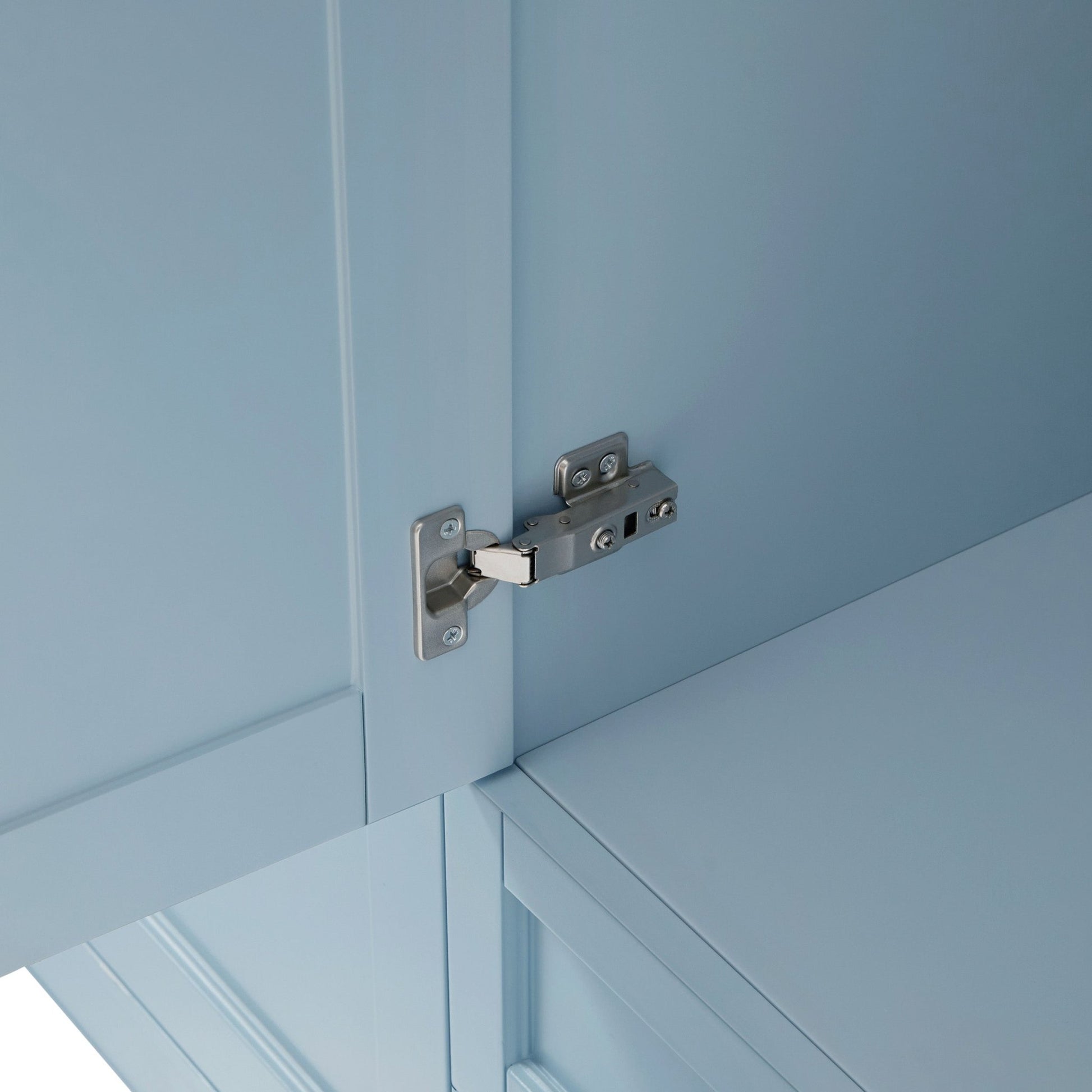 Ruby 3 Door Wardrobe with Drawers - Sky Blue - DUSK
