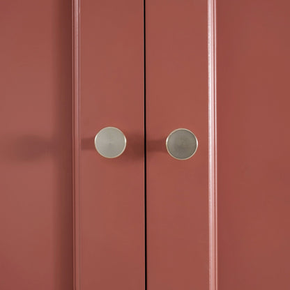 Ruby 3 Door Wardrobe with Drawers - Terracotta - DUSK