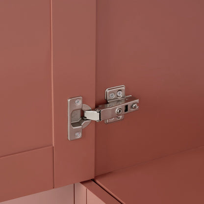 Ruby 3 Door Wardrobe with Drawers - Terracotta - DUSK