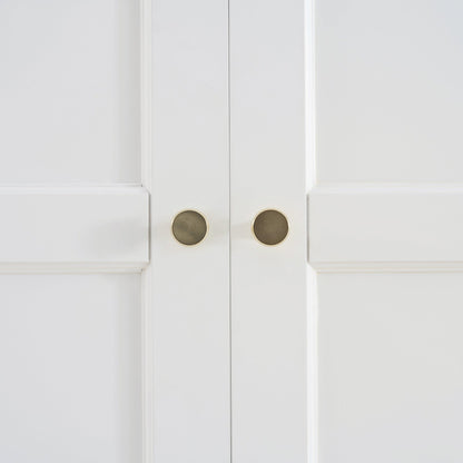 Ruby 3 Door Wardrobe with Drawers - Warm White - DUSK