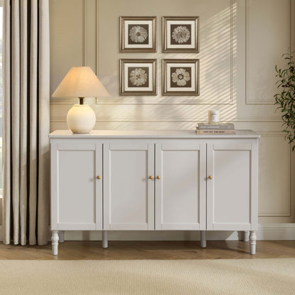 Ruby 4 Door Sideboard - Stone Grey - DUSK