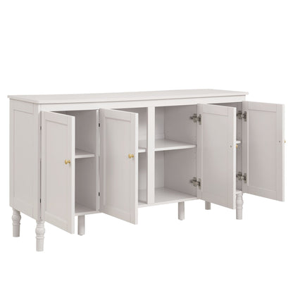 Ruby 4 Door Sideboard - Stone Grey - DUSK