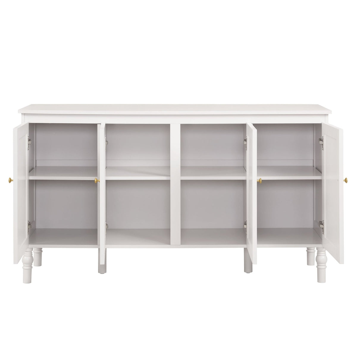 Ruby 4 Door Sideboard - Stone Grey - DUSK