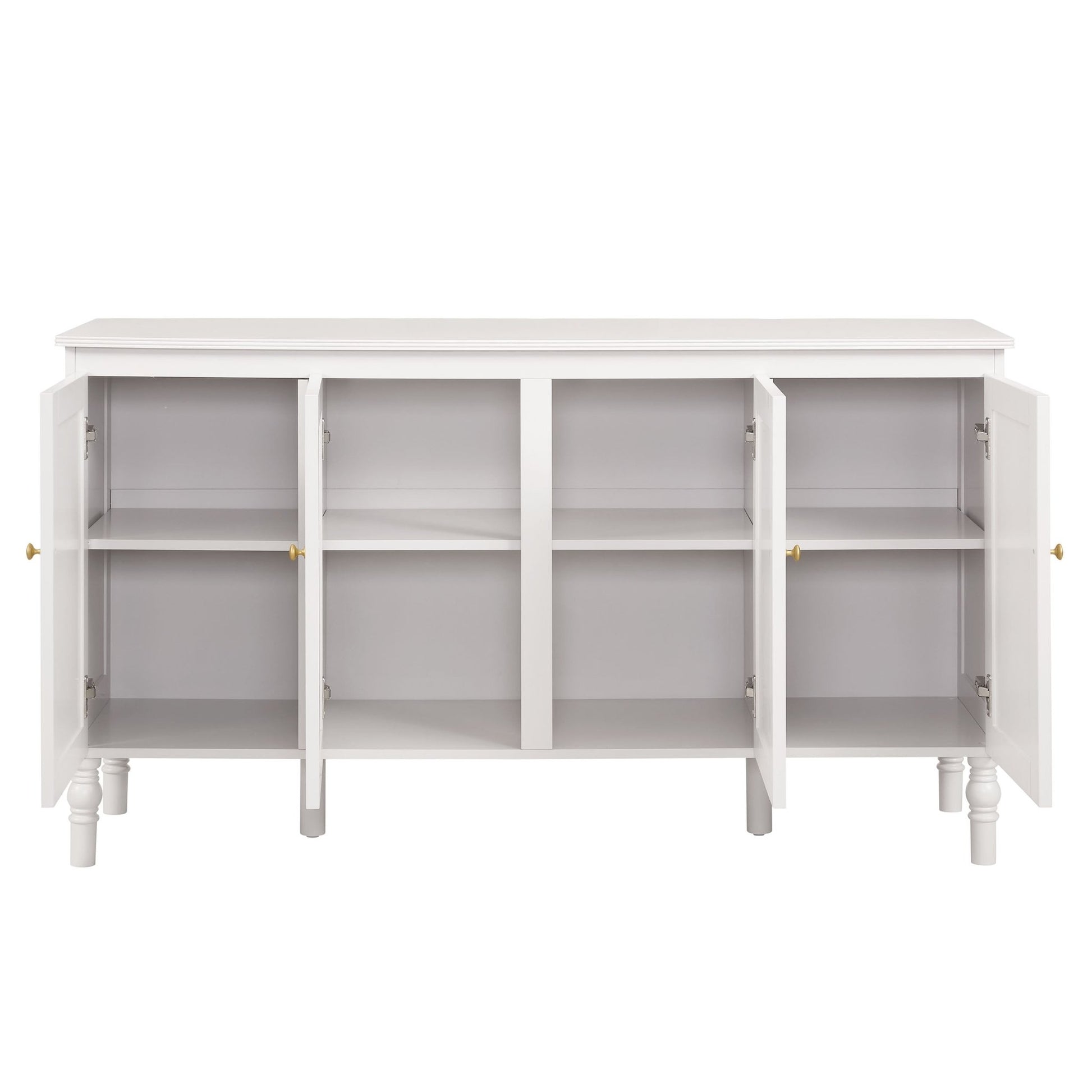 Ruby 4 Door Sideboard - Stone Grey - DUSK