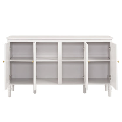 Ruby 4 Door Sideboard - Stone Grey - DUSK