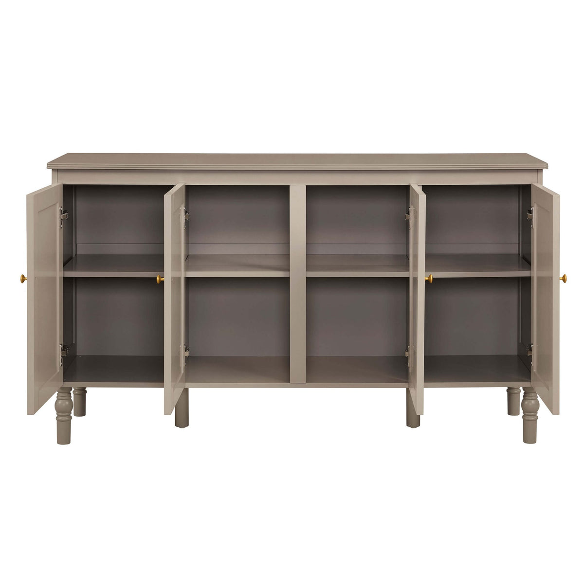 Ruby 4 Door Sideboard - Taupe - DUSK