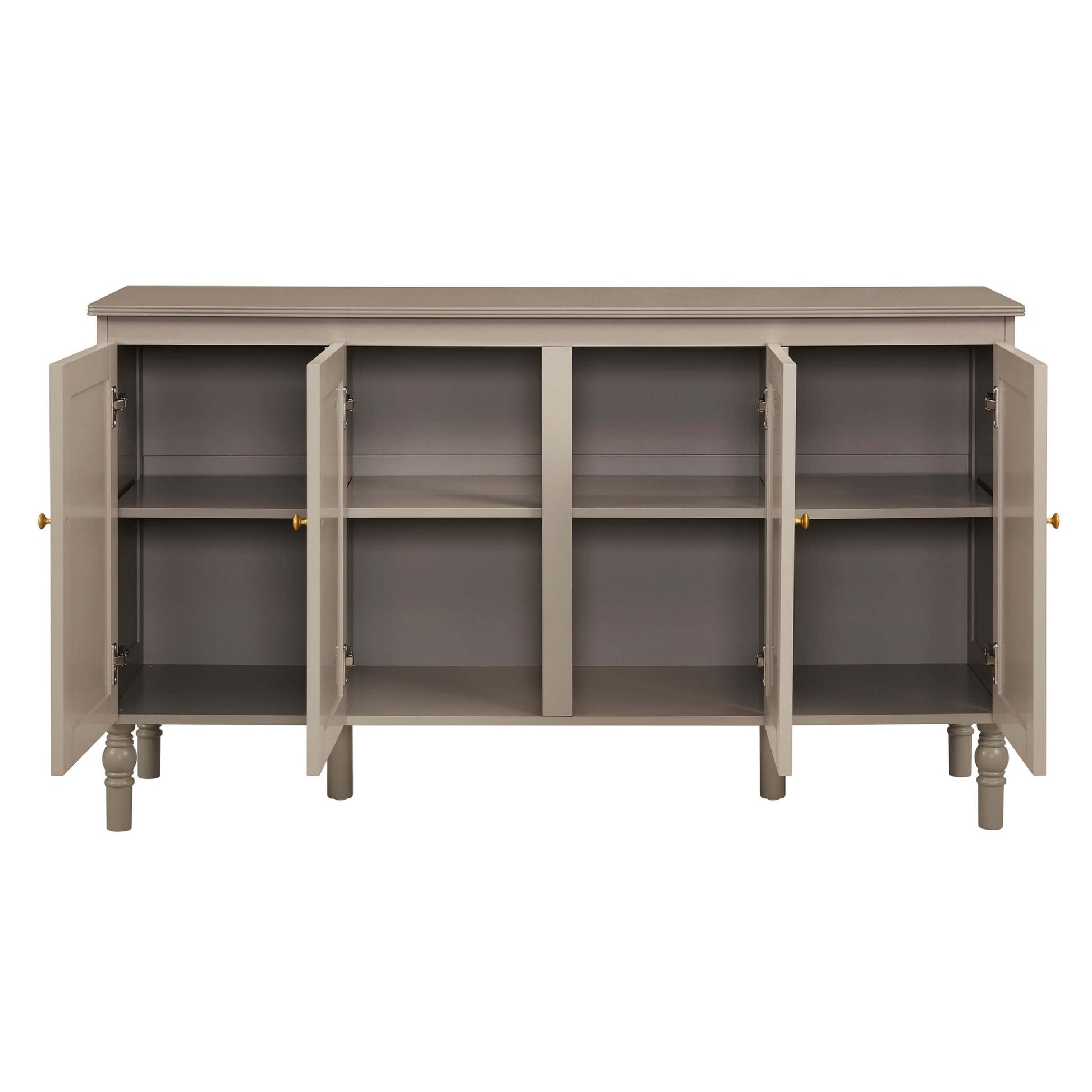 Ruby 4 Door Sideboard - Taupe - DUSK