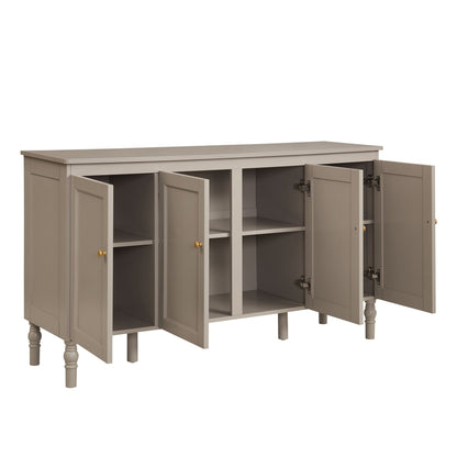 Ruby 4 Door Sideboard - Taupe - DUSK