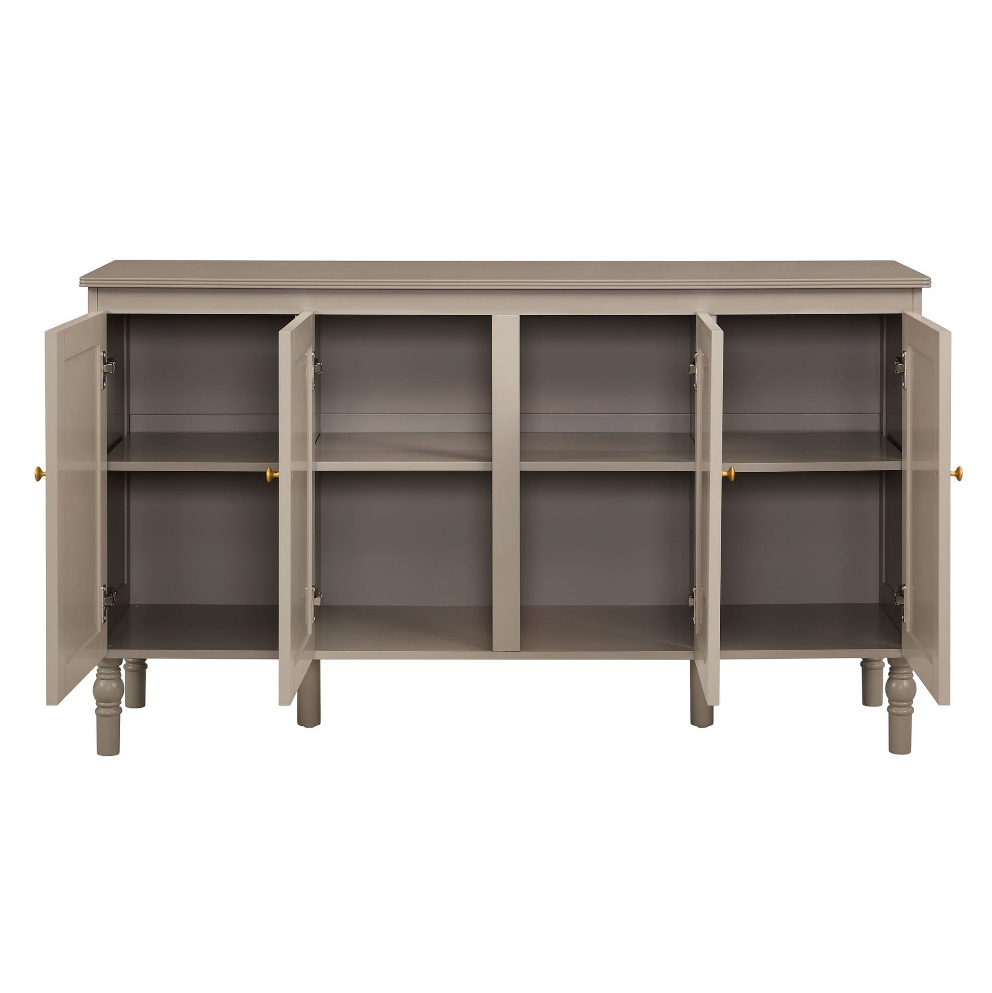 Ruby 4 Door Sideboard - Taupe - DUSK