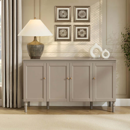 Ruby 4 Door Sideboard - Taupe - DUSK