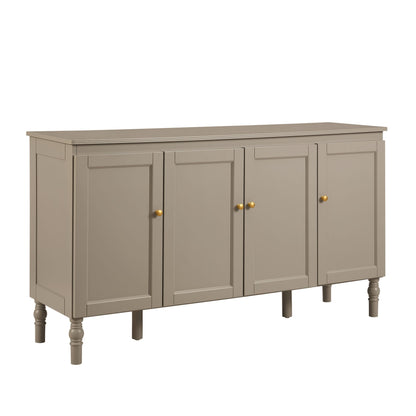 Ruby 4 Door Sideboard - Taupe - DUSK
